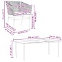 Juego comedor jardín 9 pzas cojines ratán sintético marrón de , Conjuntos de jardín - Ref: Foro24-3334526, Precio: 786,48 €, ...