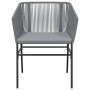 Juego comedor jardín 7 pzas cojines ratán sintético vidrio gris de , Conjuntos de jardín - Ref: Foro24-3334532, Precio: 635,5...