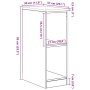 Armario de almacenamiento para garaje negro 30x51x85 cm de , Armarios industriales - Ref: Foro24-860527, Precio: 41,83 €, Des...