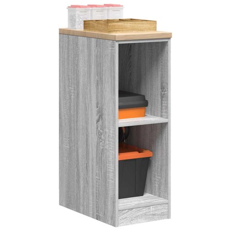 Armario de garaje de madera maciza pino gris Sonoma 30x51x85 cm de , Armarios industriales - Ref: Foro24-860531, Precio: 49,0...