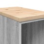 Armario de garaje de madera maciza pino gris Sonoma 30x51x85 cm de , Armarios industriales - Ref: Foro24-860531, Precio: 49,0...