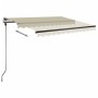 Toldo de pie retráctil manual crema 300x250 cm de vidaXL, Toldos - Ref: Foro24-3069697, Precio: 367,89 €, Descuento: %