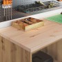 Armario de almacenamiento para garaje Roble Artesano 60x51x85cm de , Armarios industriales - Ref: Foro24-860552, Precio: 66,2...