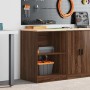 Armario de almacenamiento para garaje roble marrón 60x51x85 cm de , Armarios industriales - Ref: Foro24-860550, Precio: 69,31...