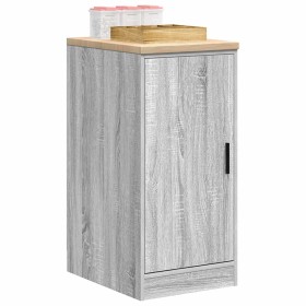 Armario de garaje de madera maciza pino gris Sonoma 40x51x85 cm de , Armarios industriales - Ref: Foro24-860567, Precio: 61,5...