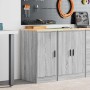 Armario de garaje de madera maciza pino gris Sonoma 40x51x85 cm de , Armarios industriales - Ref: Foro24-860567, Precio: 61,5...