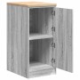 Armario de garaje de madera maciza pino gris Sonoma 40x51x85 cm de , Armarios industriales - Ref: Foro24-860567, Precio: 61,5...