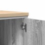 Armario de garaje de madera maciza pino gris Sonoma 40x51x85 cm de , Armarios industriales - Ref: Foro24-860567, Precio: 61,5...