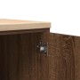 Armario de almacenamiento para garaje roble marrón 30x51x85 cm de , Armarios industriales - Ref: Foro24-860559, Precio: 54,29...