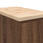 Armario de almacenamiento para garaje roble marrón 30x51x85 cm de , Armarios industriales - Ref: Foro24-860559, Precio: 54,29...