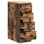 Armario de almacenamiento para garaje roble ahumado 30x51x85 cm de , Armarios industriales - Ref: Foro24-860584, Precio: 69,6...
