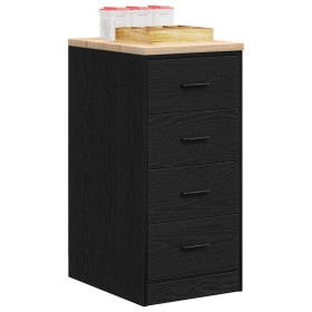 Armario de almacenamiento para garaje negro 40x51x85 cm de , Armarios industriales - Ref: Foro24-860590, Precio: 84,18 €, Des...
