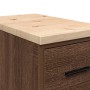 Armario de almacenamiento para garaje roble marrón 30x51x85 cm de , Armarios industriales - Ref: Foro24-860586, Precio: 70,79...