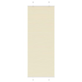 Estor Plisado crema 80x200 cm Tela Ancho 79,4 cm Poliéster de , Persianas y estores - Ref: Foro24-4015309, Precio: 19,94 €, D...