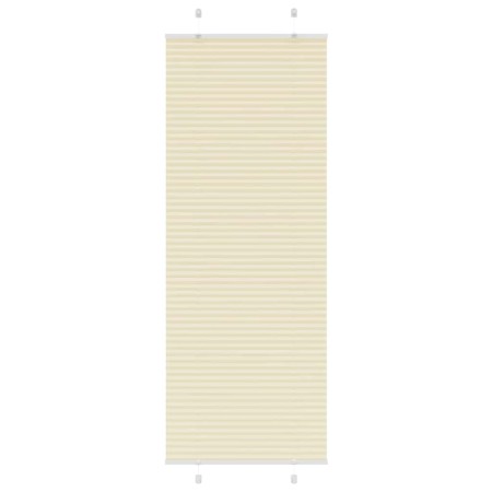 Estor Plisado crema 80x200 cm Tela Ancho 79,4 cm Poliéster de , Persianas y estores - Ref: Foro24-4015309, Precio: 19,94 €, D...