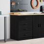 Armario de almacenamiento para garaje negro 60x51x85 cm de , Armarios industriales - Ref: Foro24-860599, Precio: 117,94 €, De...