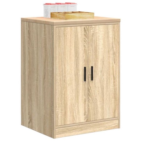 Armario de almacenamiento para garaje Roble Sonoma 60x51x85 cm de , Armarios industriales - Ref: Foro24-860573, Precio: 107,2...