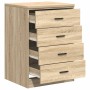 Armario de almacenamiento para garaje Roble Sonoma 60x51x85 cm de , Armarios industriales - Ref: Foro24-860600, Precio: 96,16...
