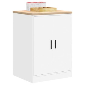 Armario de almacenamiento para garaje blanco 60x51x85 cm de , Armarios industriales - Ref: Foro24-860571, Precio: 95,49 €, De...