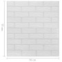 Papel pintado autoadhesivo ladrillos 3D 20 unidades blanco de vidaXL, Papel pintado - Ref: Foro24-150719, Precio: 83,54 €, De...