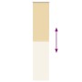 Estor Enrollable Opaco Beige 45x230 cm Tela Ancho 40,7 cm de , Persianas y estores - Ref: Foro24-4010805, Precio: 15,65 €, De...