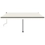 Toldo de pie manual retráctil crema 400x350 cm de vidaXL, Toldos - Ref: Foro24-3069817, Precio: 469,86 €, Descuento: %