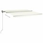 Toldo de pie manual retráctil crema 400x350 cm de vidaXL, Toldos - Ref: Foro24-3069817, Precio: 469,86 €, Descuento: %