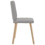 Sillas de comedor 4 uds tela gris nube de , Sillas de comedor - Ref: Foro24-3315230, Precio: 199,30 €, Descuento: %