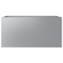 Jardinera de acero galvanizado plateado 62x30x29 cm de , Maceteros y jardineras - Ref: Foro24-841594, Precio: 39,54 €, Descue...