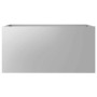Jardinera de acero galvanizado plateado 62x30x29 cm de , Maceteros y jardineras - Ref: Foro24-841594, Precio: 39,54 €, Descue...