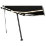 Toldo de pie automático gris antracita 300x250 cm de vidaXL, Toldos - Ref: Foro24-3069709, Precio: 453,34 €, Descuento: %