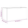 Jardinera de acero galvanizado plateado 62x30x29 cm de , Maceteros y jardineras - Ref: Foro24-841594, Precio: 39,54 €, Descue...