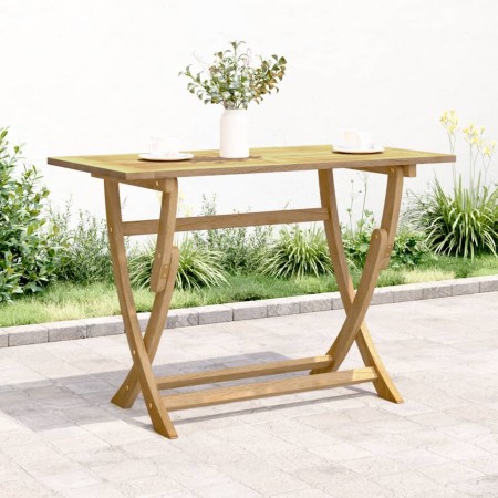 Mesa de jardín plegable madera maciza de acacia 110x55x75 cm de , Mesas de jardín - Ref: Foro24-365736, Precio: 88,31 €, Desc...