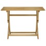Mesa de jardín plegable madera maciza de acacia 110x55x75 cm de , Mesas de jardín - Ref: Foro24-365736, Precio: 88,31 €, Desc...