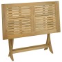 Mesa de jardín plegable madera maciza de acacia 110x55x75 cm de , Mesas de jardín - Ref: Foro24-365736, Precio: 88,31 €, Desc...