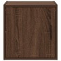 Armario de pared para garaje madera de ingeniería marrón roble de , Armarios industriales - Ref: Foro24-860637, Precio: 36,08...