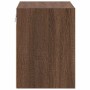 Armario de pared para garaje madera de ingeniería marrón roble de , Armarios industriales - Ref: Foro24-860637, Precio: 36,08...