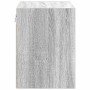 Armario de pared para garaje madera de ingeniería gris sonoma de , Armarios industriales - Ref: Foro24-860635, Precio: 36,08 ...