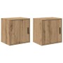 Armarios de pared 2 uds para garaje madera artesanal roble de , Armarios industriales - Ref: Foro24-860642, Precio: 59,44 €, ...
