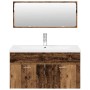 Juego de muebles de baño 3 piezas madera ingeniería envejecida de , Muebles de baño - Ref: Foro24-3328911, Precio: 355,84 €, ...