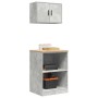 Armarios 2 uds para garaje madera de ingeniería ris hormigón de , Armarios industriales - Ref: Foro24-3328281, Precio: 100,88...