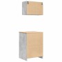 Armarios 2 uds para garaje madera de ingeniería ris hormigón de , Armarios industriales - Ref: Foro24-3328281, Precio: 100,88...