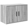 Armarios 2 uds para garaje madera ingeniería gris sonoma de , Armarios industriales - Ref: Foro24-3328283, Precio: 100,42 €, ...
