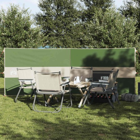 Cortaviento de camping impermeable verde 344x120 cm de , Paravientos - Ref: Foro24-4009651, Precio: 27,94 €, Descuento: %
