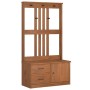 Perchero de entrada SANDENS madera maciza de pino 87x40x159,5cm de , Bancos para recibidores y almacenamiento - Ref: Foro24-4...