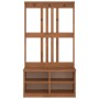 Perchero de entrada SANDENS madera maciza de pino 87x40x159,5cm de , Bancos para recibidores y almacenamiento - Ref: Foro24-4...