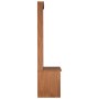 Perchero de entrada SANDENS madera maciza de pino 87x40x159,5cm de , Bancos para recibidores y almacenamiento - Ref: Foro24-4...