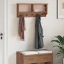 Perchero de pared SANDNES madera maciza de pino 87x12x35 cm de , Percheros para sombreros y abrigos - Ref: Foro24-4010470, Pr...