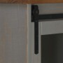 Aparador HALDEN con puerta corredera gris 80x40x80 cm de , Aparadores - Ref: Foro24-4018423, Precio: 217,59 €, Descuento: %