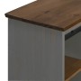 Aparador HALDEN con puerta corredera gris 80x40x80 cm de , Aparadores - Ref: Foro24-4018423, Precio: 217,59 €, Descuento: %